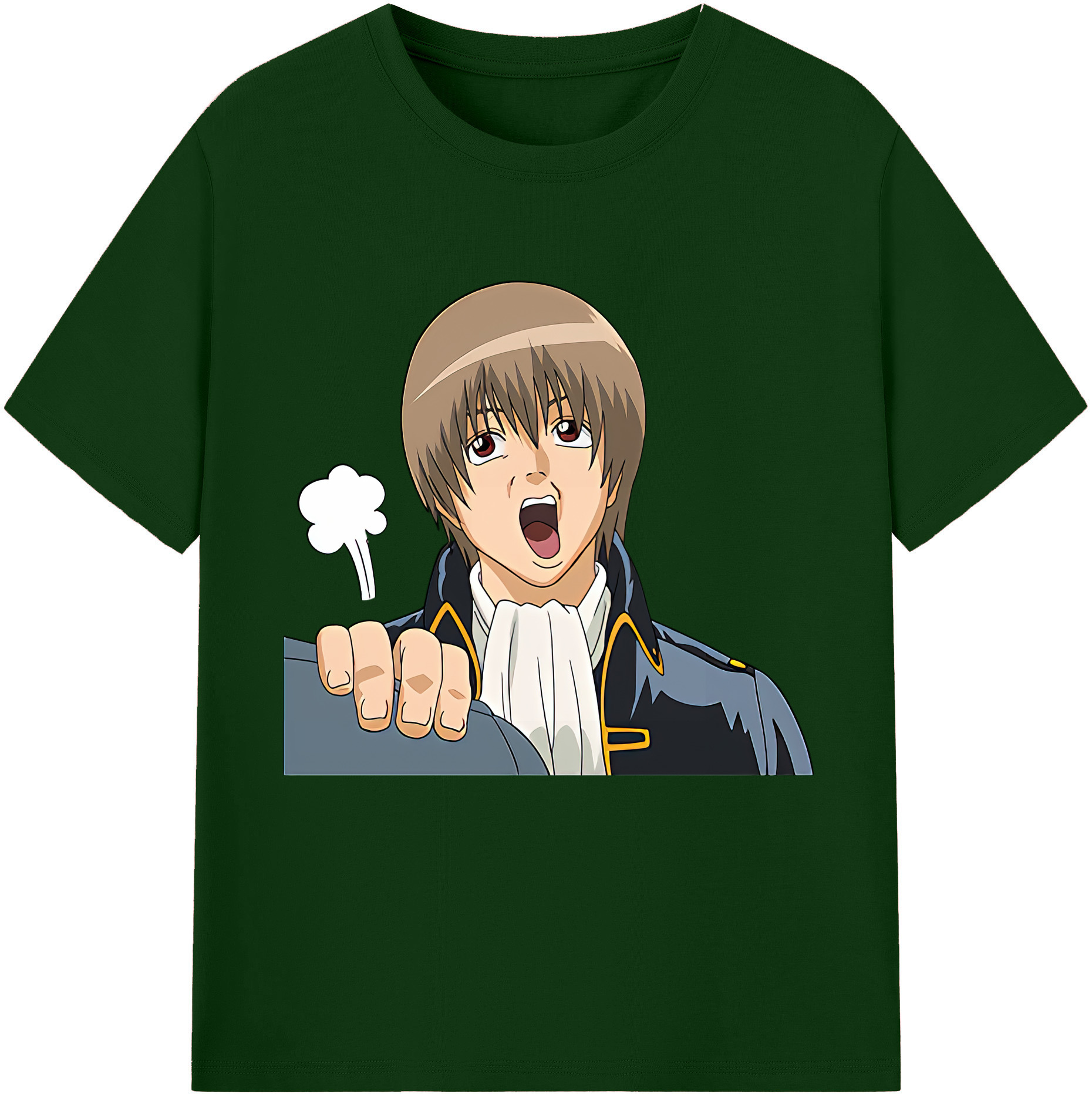 （画像用） ぎんたま 坂田銀時（さかたぎんとき） 神楽 志村新八（しむら しんぱち） GINTAMA Sakata Gintoki Kagura Shimura Shinpachi 綿100％半袖Tシャツ（フロントプリント）